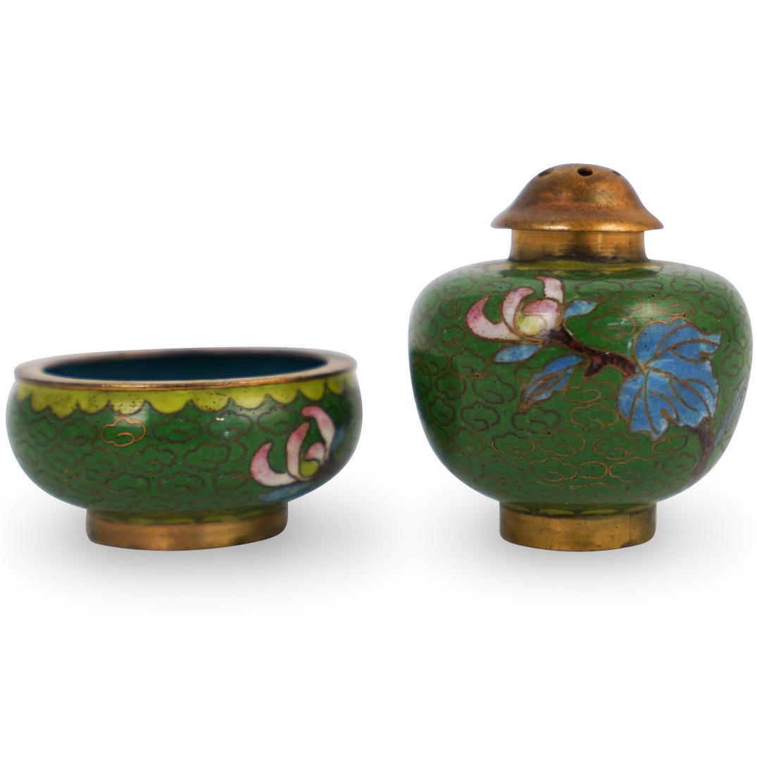 (2 Pc) Cloisonne Incense Burner (1 of 1)