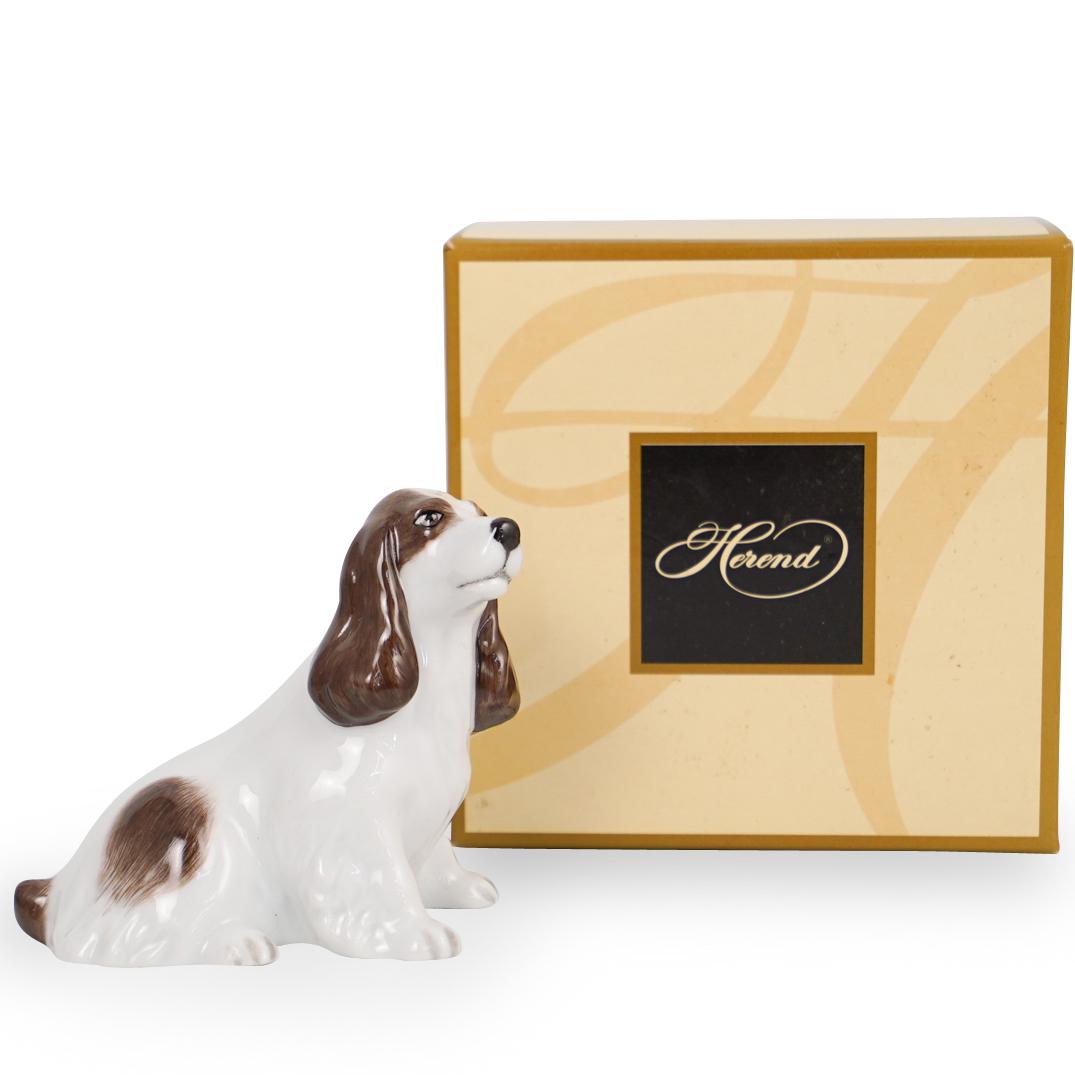 Herend Porcelain Dog Figurine (1 of 3)