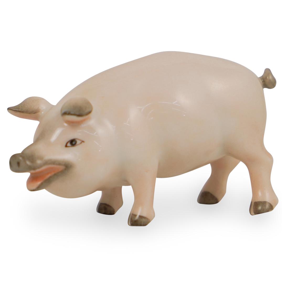 Herend Porcelain Naturalistic Pig (1 of 3)