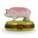 Limoges Peint Main Pig Trinket Box