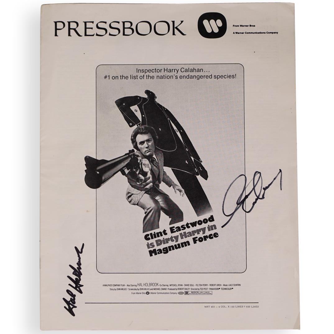 Clint Eastwood & Hal Holbrook Signed Pressbook (1 of 3)