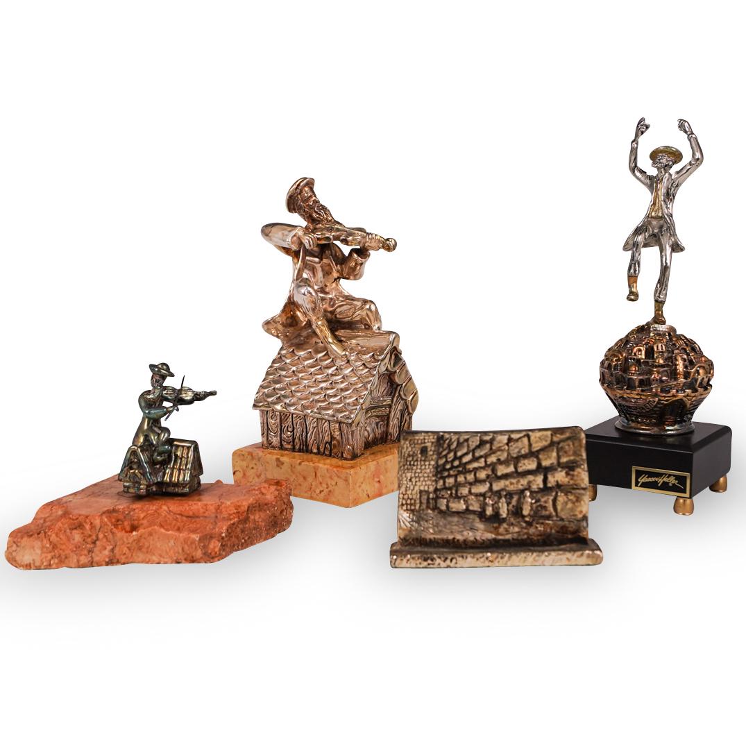 (4 Pc) Misc. Silver Judaica Items (1 of 7)