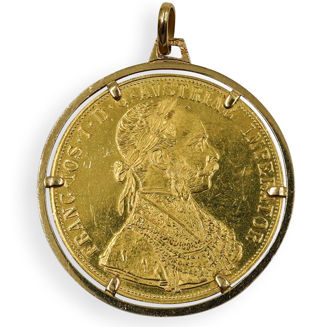 1915 Austrian gold 4 Ducat (1 of 4)