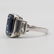 Platinum 7.96ct Ceylon Sapphire & Diamond Ring - 3