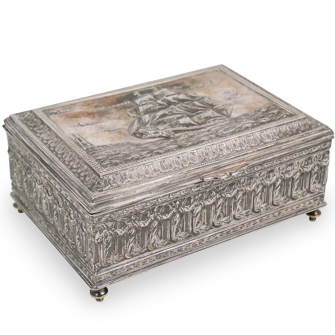 Silver Plated Nautical Box (1 of 4)