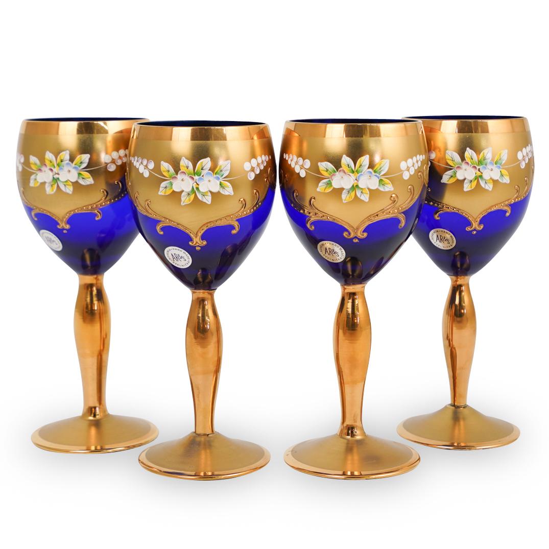 (4 Pc) AR&S Bohemian Glasses (1 of 4)