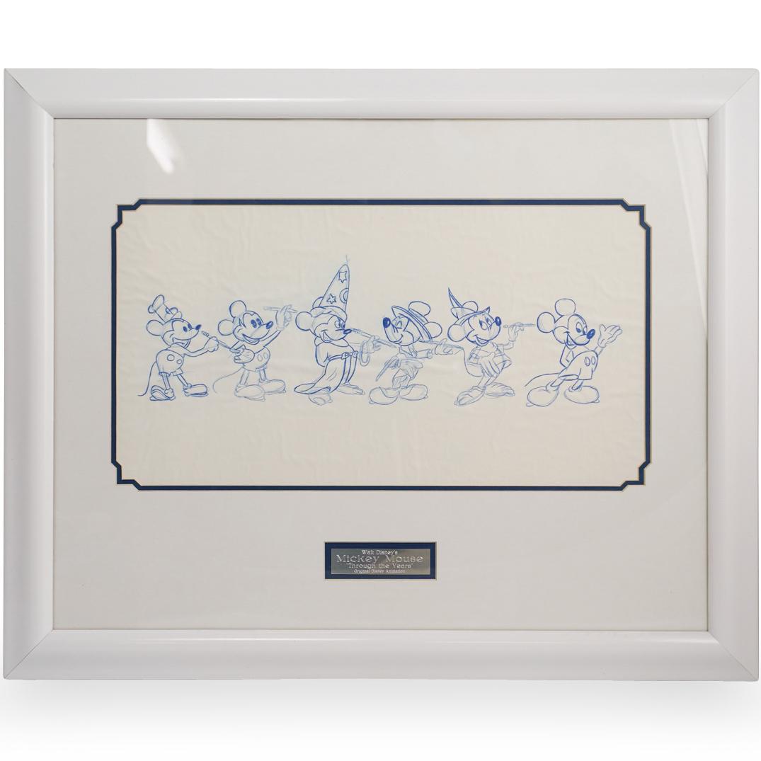 Walt Disney "Through the Years" Animation Drawing (1 of 7)