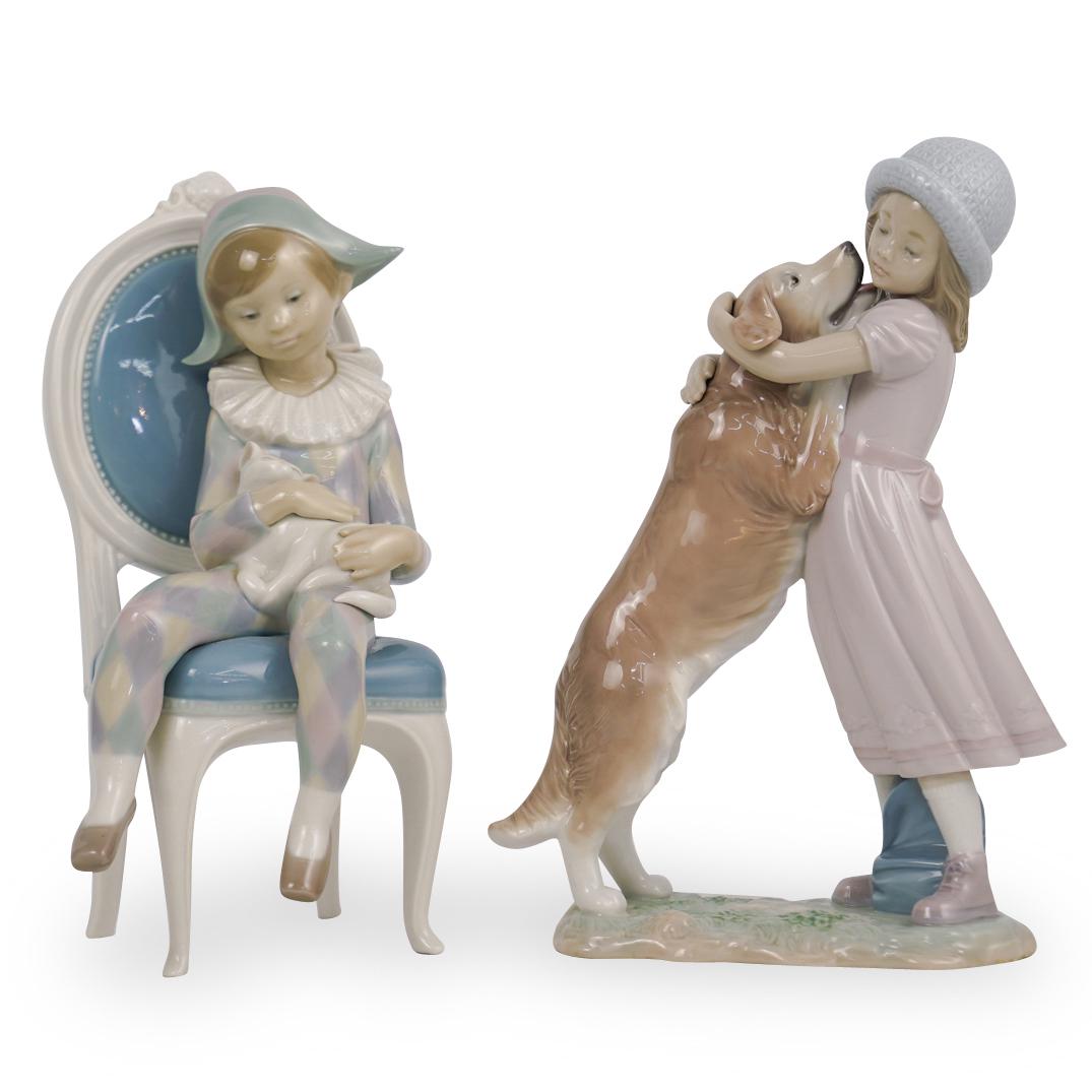 (2 Pc) Lladro Figurines (1 of 4)