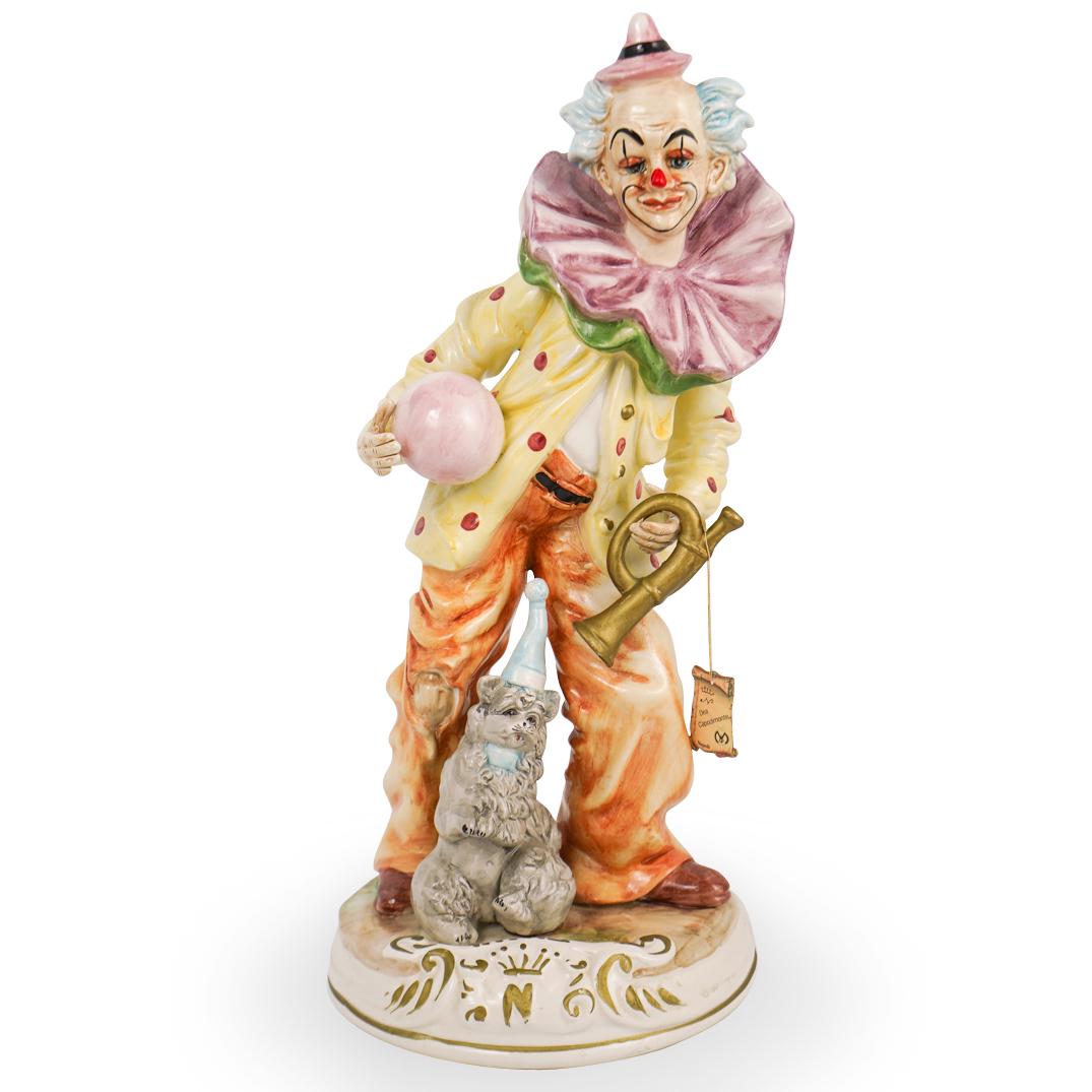Capodimonte Porcelain Clown Figure (1 of 6)