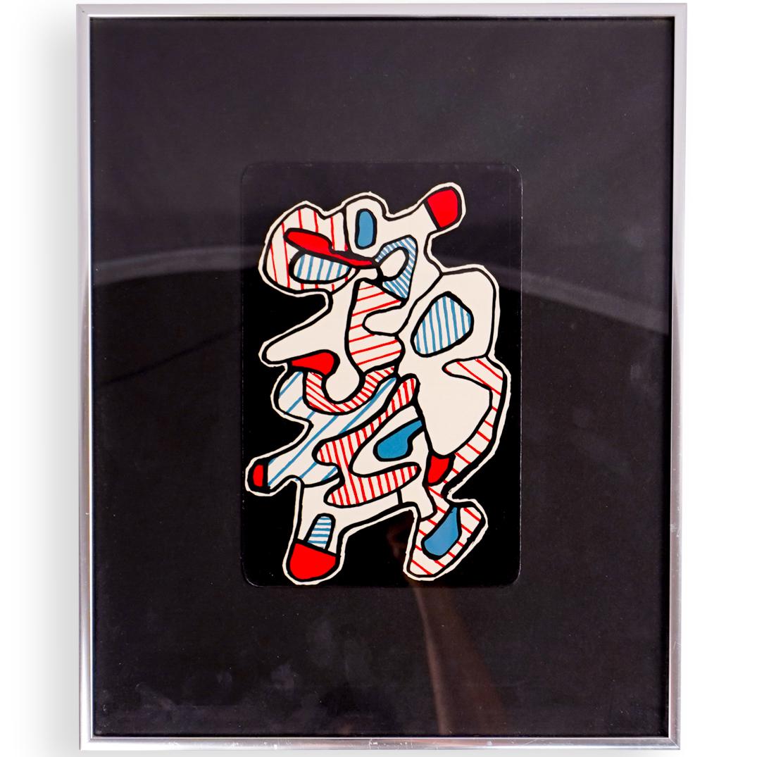 Jean Dubuffet (French, 1901-1985) "Playing Cards" (1 of 3)