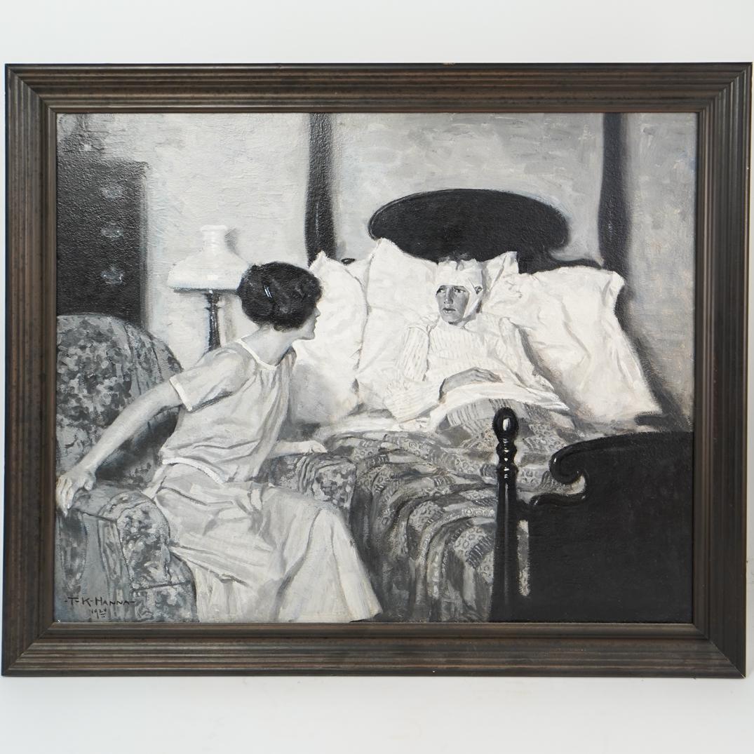 Thomas K Hanna (American, 1872-1951) Oil Painting (1 of 3)