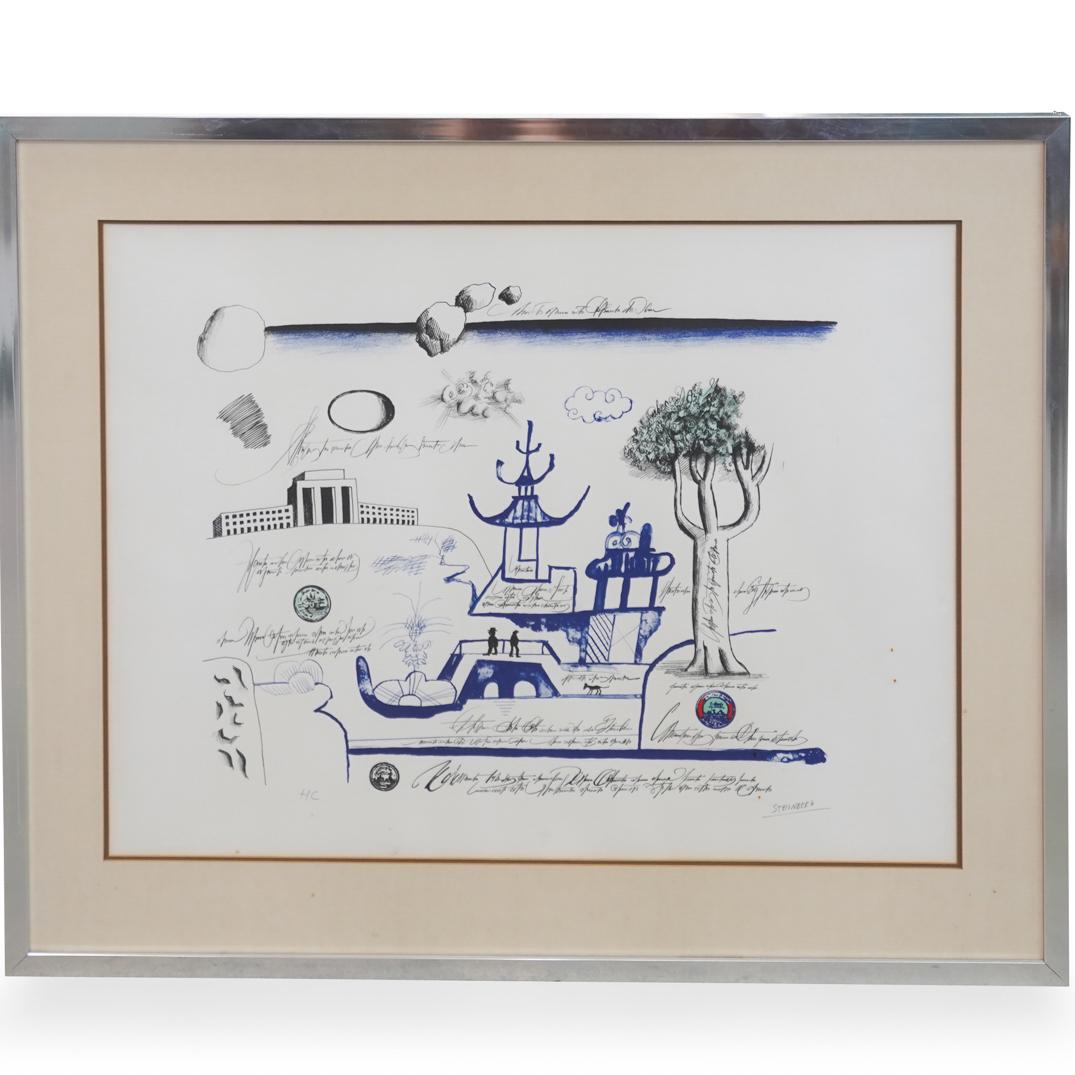 Saul Steinberg (Romanian/American, 1914-1999) Color (1 of 4)
