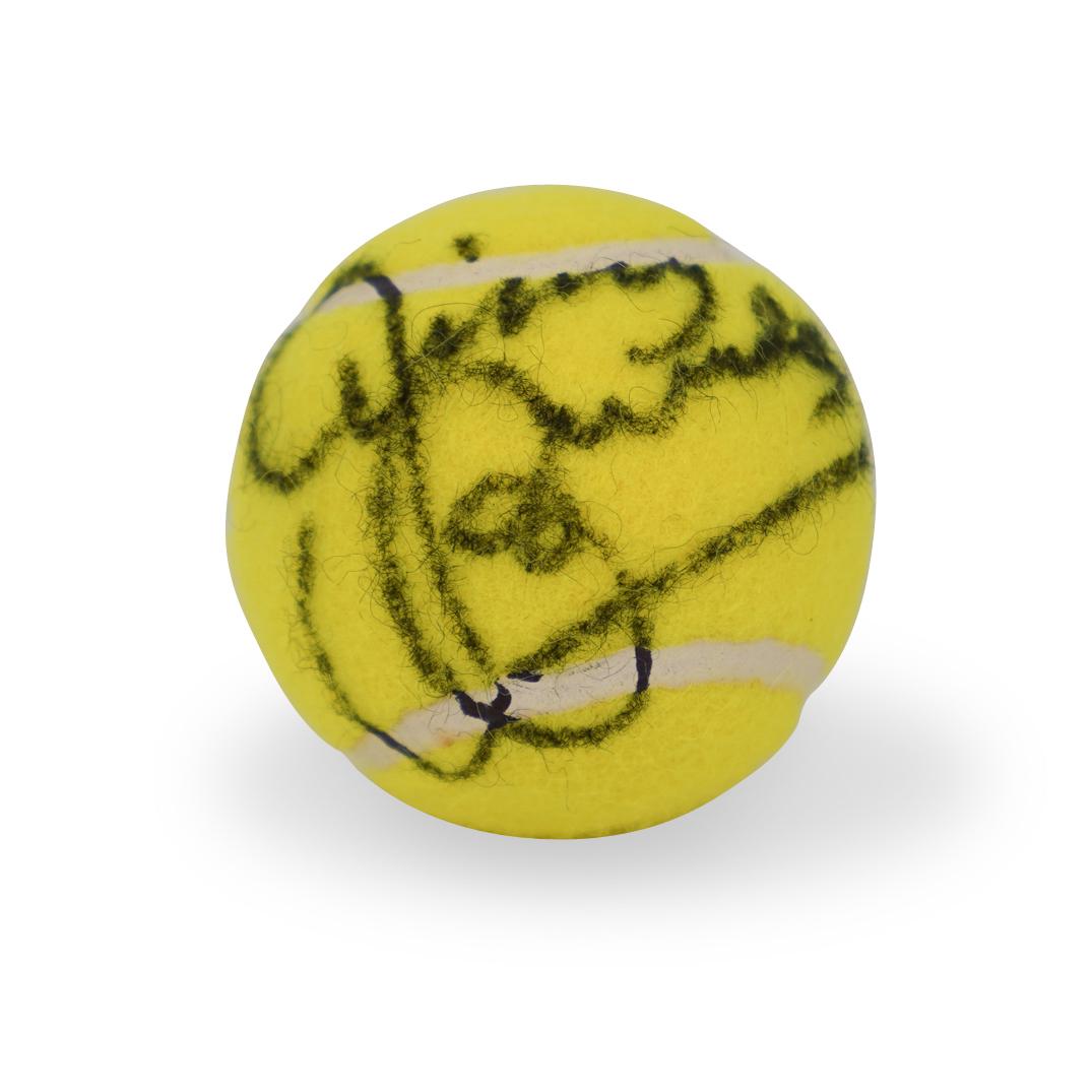 Jimmy Connors Signed Tennis Ball: DESCRIPTION:Jimmy Connors Signed Tennis Ball.Ã‚ CIRCA: 20th Ct. ORIGIN:Ã‚ DIMENSIONS:Ã‚ CONDITION: Great condition See lot description for details on item condition. More detailed condition r