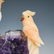 Large Amethyst and Aragonite Cockatiel Sculpture - 3