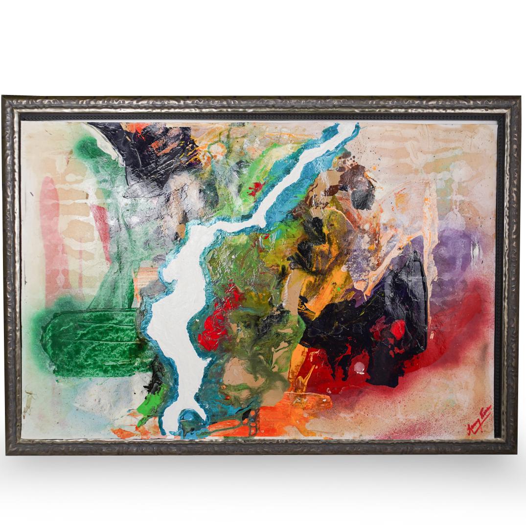 Lanny Ross (American. xx) Mixed Media "South (1 of 5)