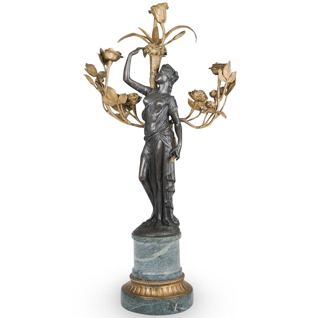 Bronze Figural Candelabra (1 of 9)