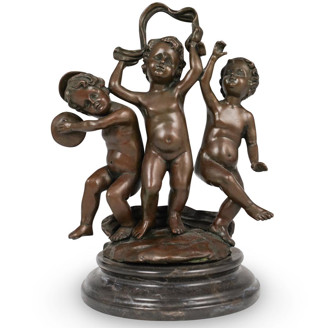 After Antonio Canova Dancing Cherub Bronze (1 of 5)