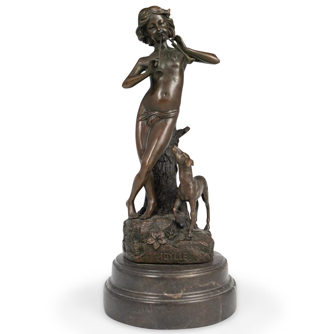 After Joaquin Angles Idylle Bronze (1 of 6)