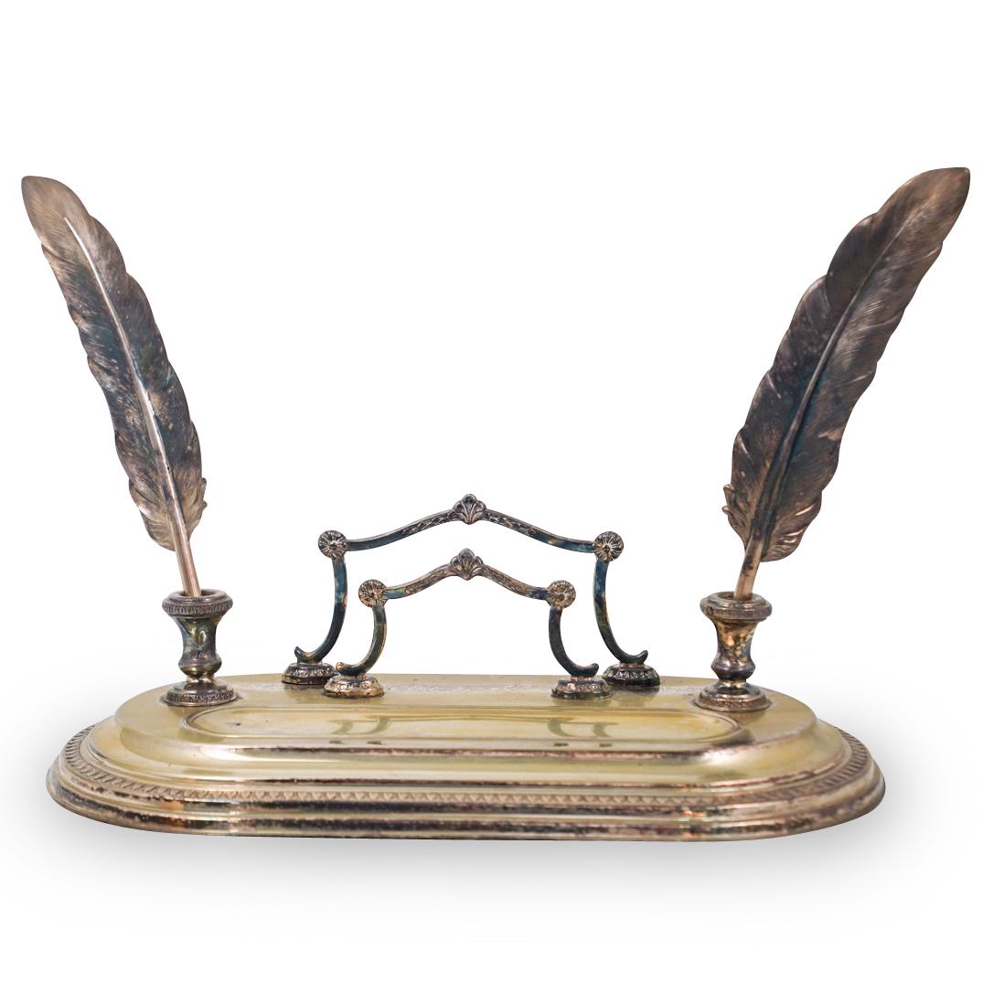 Continental Sterling Silver Inkwell (1 of 6)