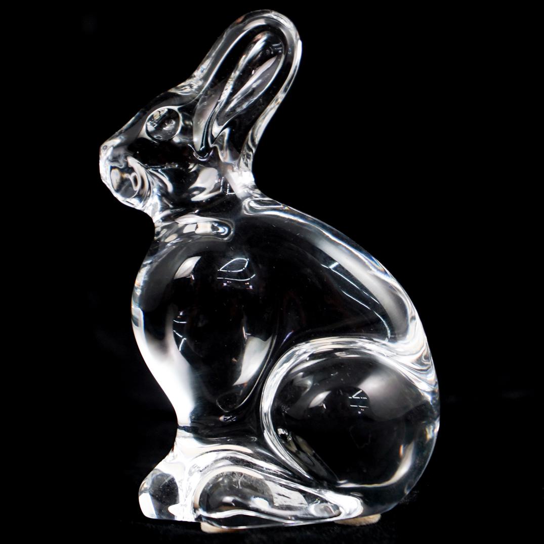 Baccarat Crystal Rabbit Paperweight - Jun 30, 2020 | Akiba Antiques in FL