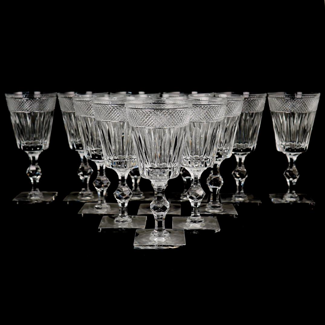 (12 Pc) Hawkes Crystal Glasses (1 of 4)