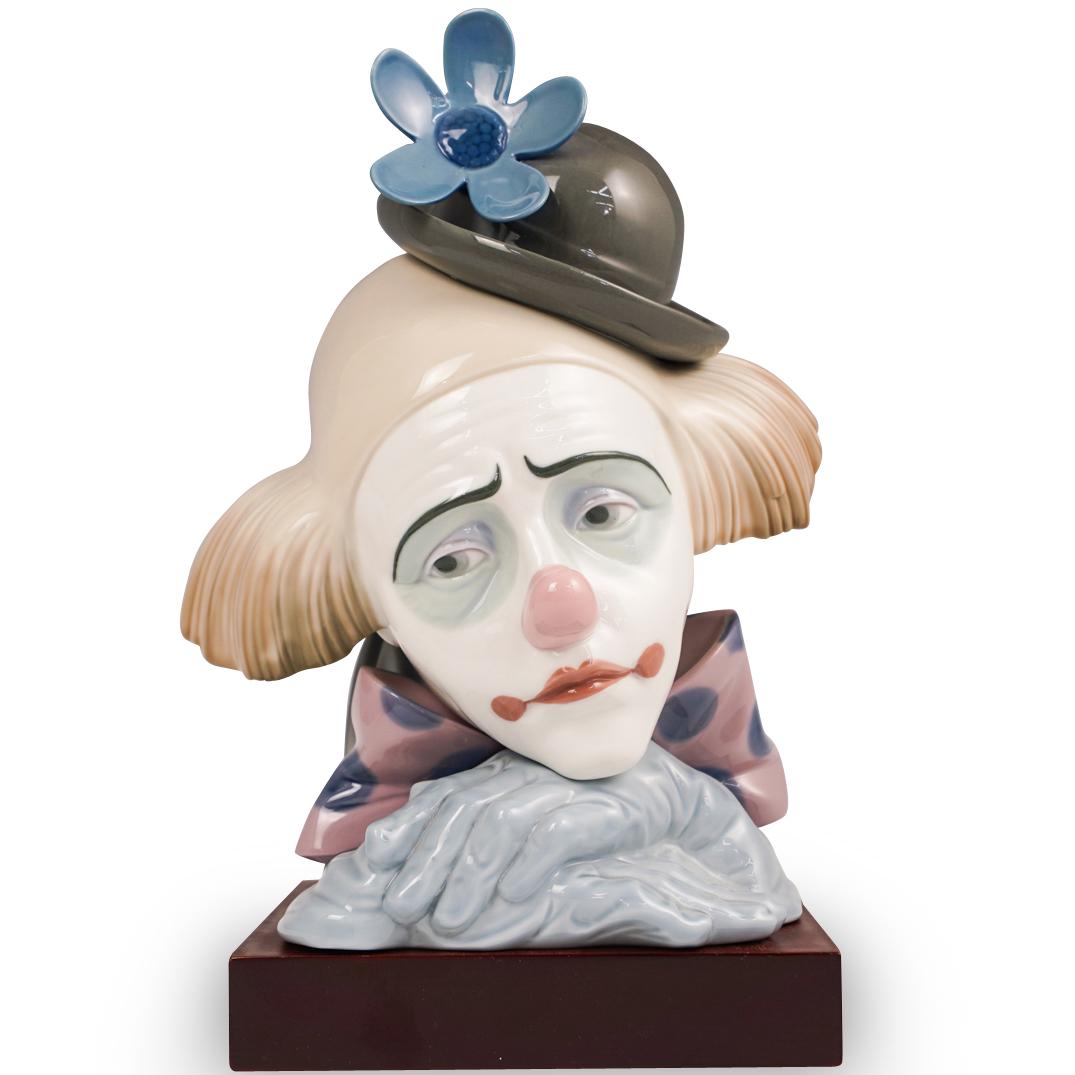 Large Lladro Clown Bust (1 of 4)