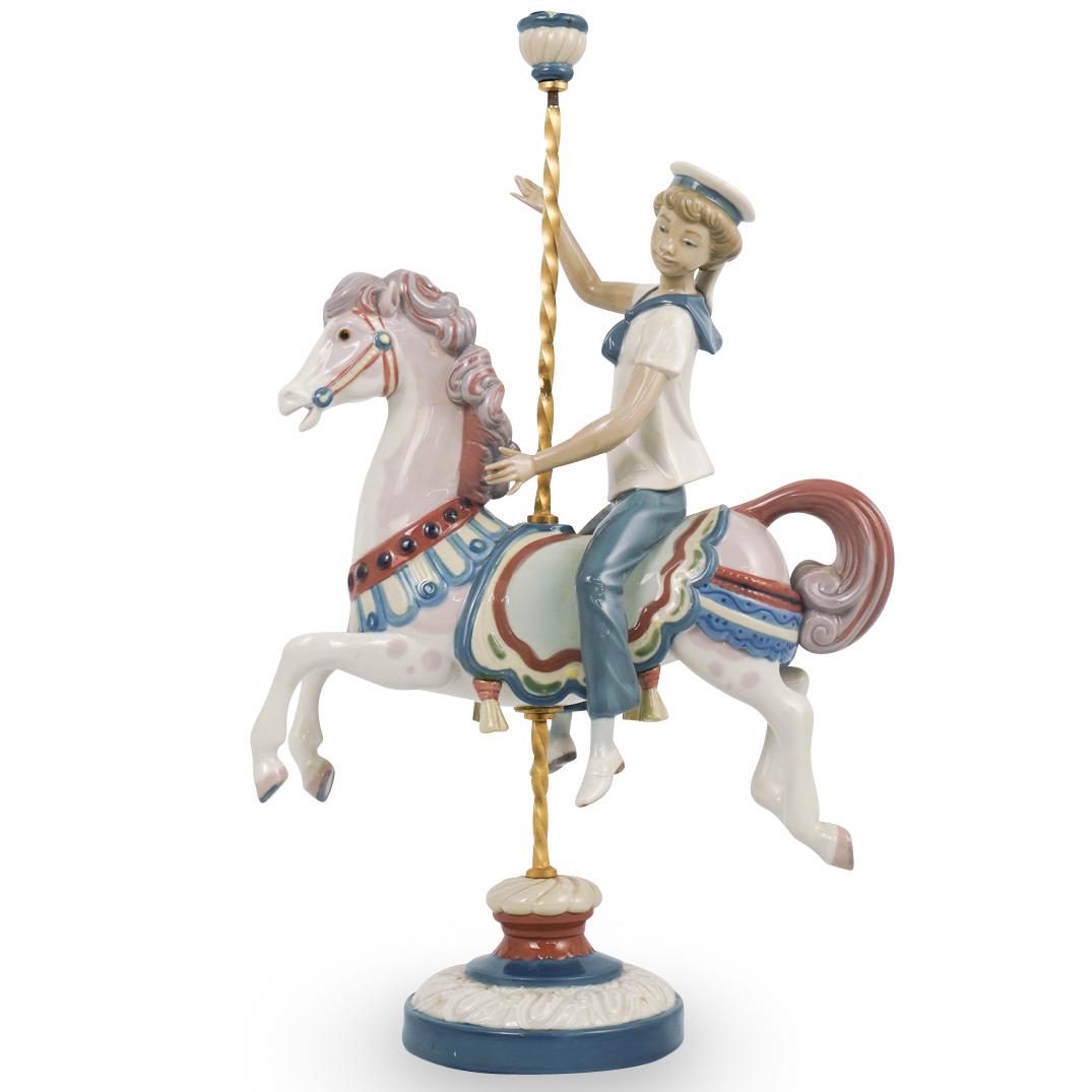 Lladro "Boy On Carousel Horse" Figurine (1 of 5)