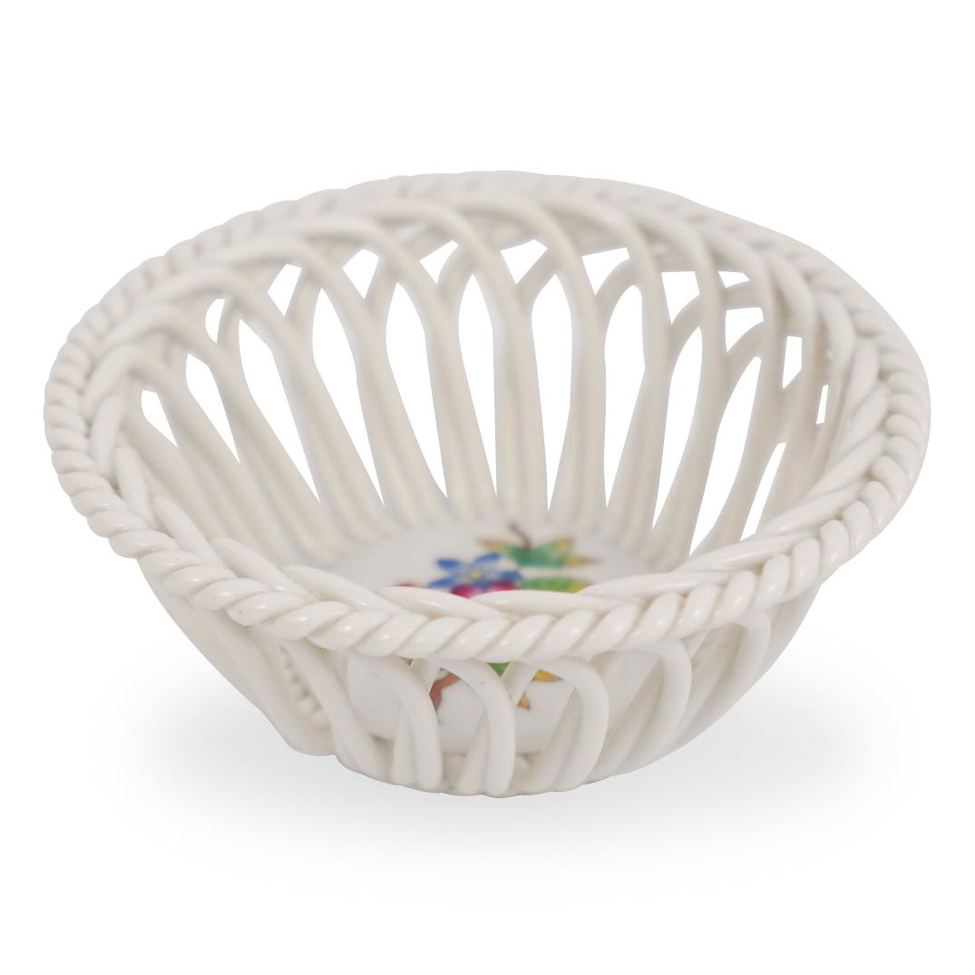 Herend Reticulated Basket (1 of 3)