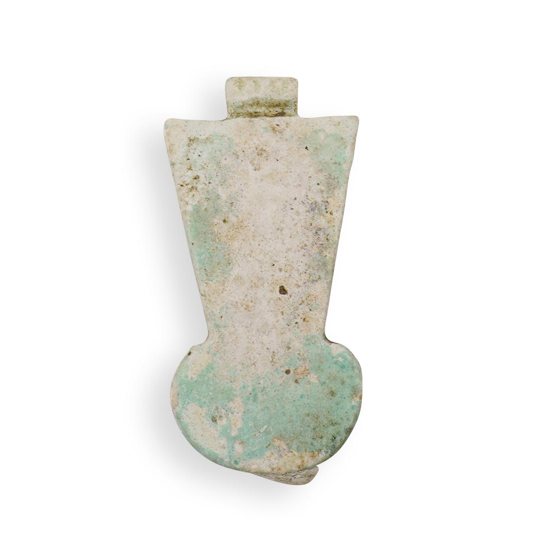 Egyptian Faience Counterpoise Amulet (1 of 3)