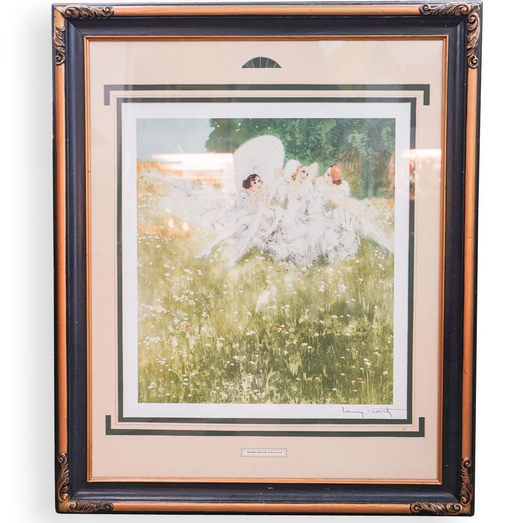 Louis Icart (French. 1880-1950) "Summer Dreams" (1 of 4)