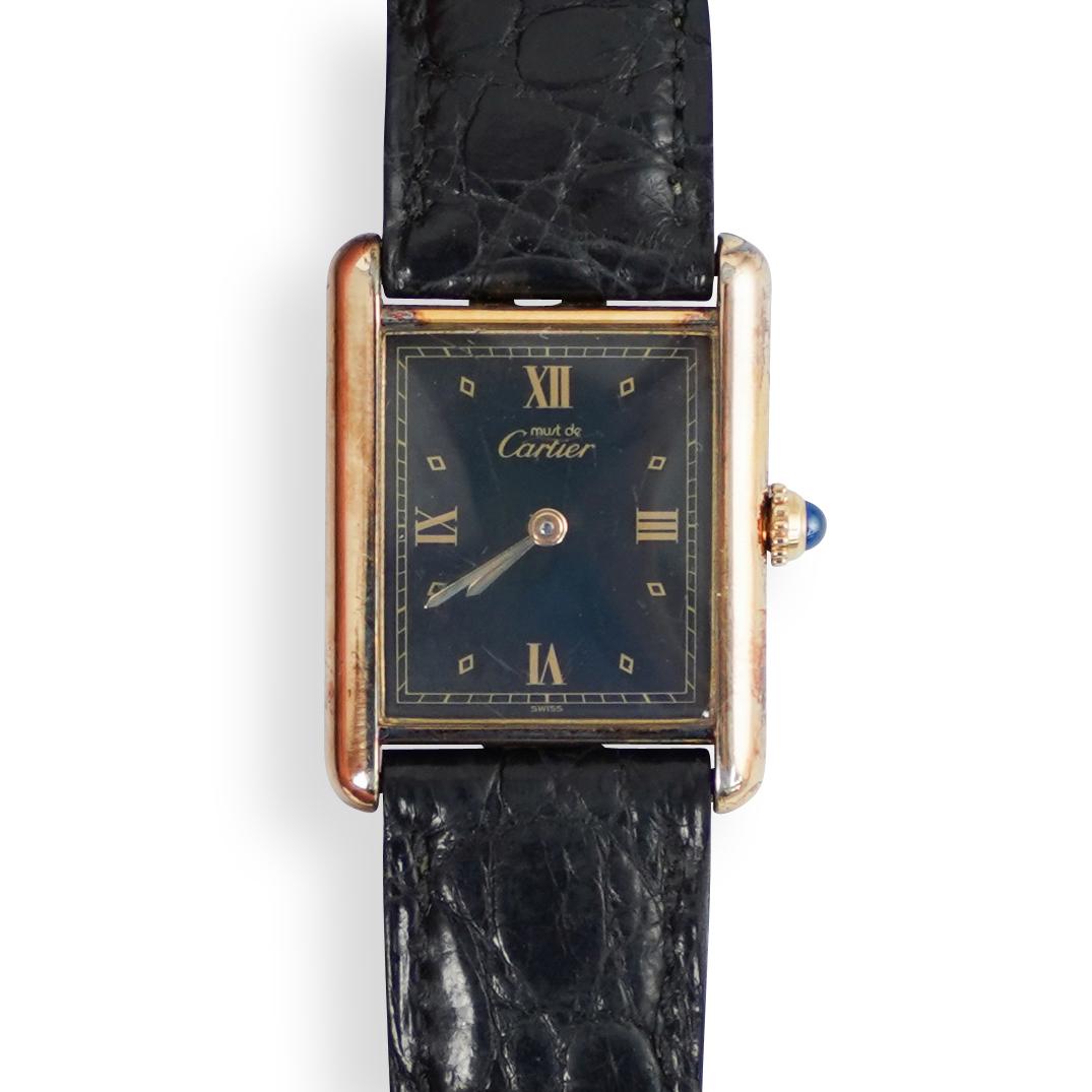 Cartier Vermeil Tank Wristwatch (1 of 5)