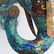 Pair of Large Chinese Cloisonne Elephant Vases - 7