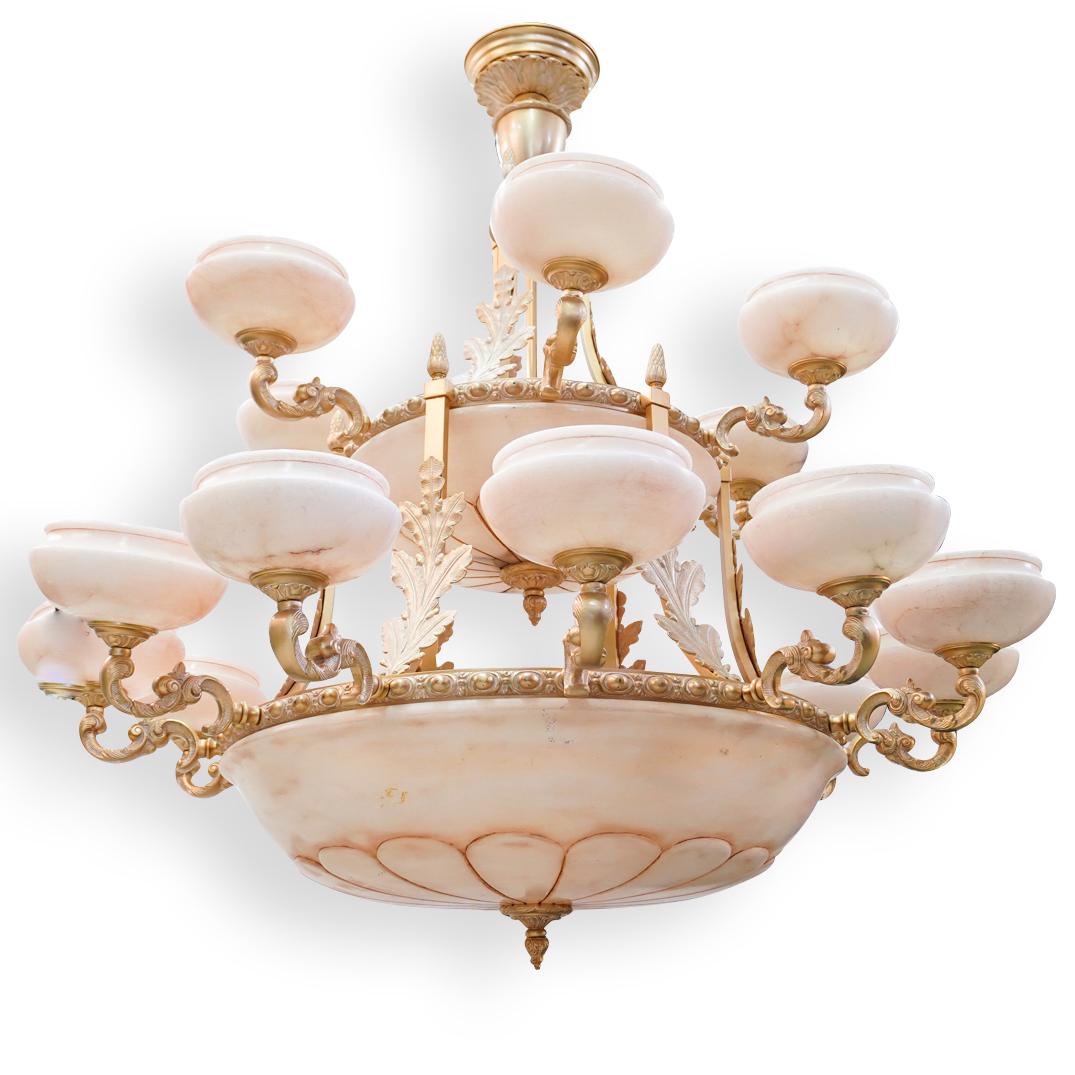 Monumental Alabaster Chandelier (1 of 9)
