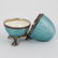 Faberge "Catherine The Great" Silver Enamel Egg - 4