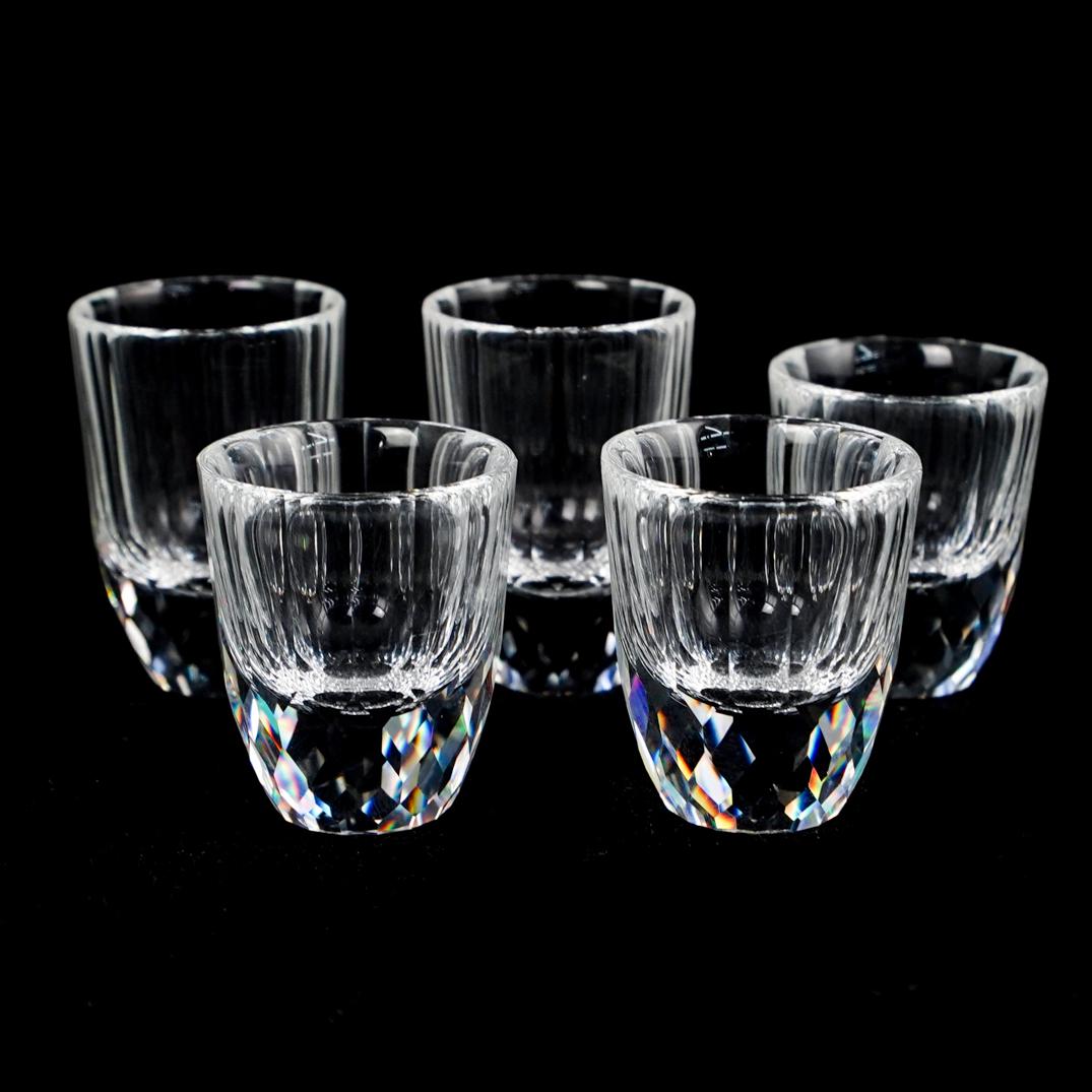 (5 Pc) Swarovski Crystal Shot Glasses (1 of 3)