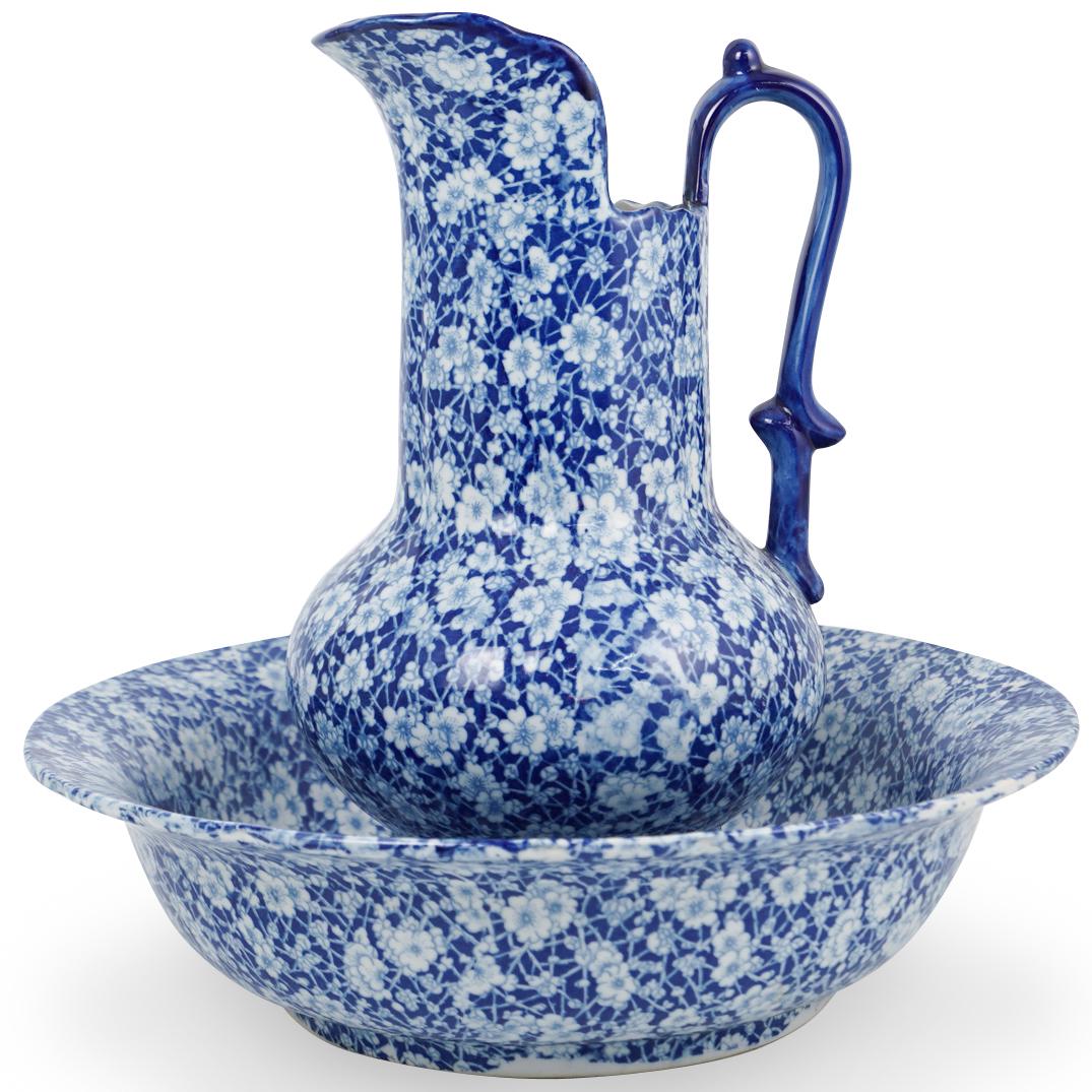 Victoria Ware Floral Dish & Pitcher (1 of 5)