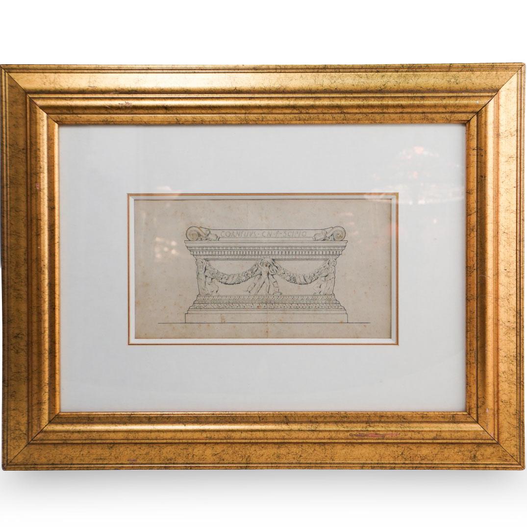 Italian Monument Etching (1 of 3)