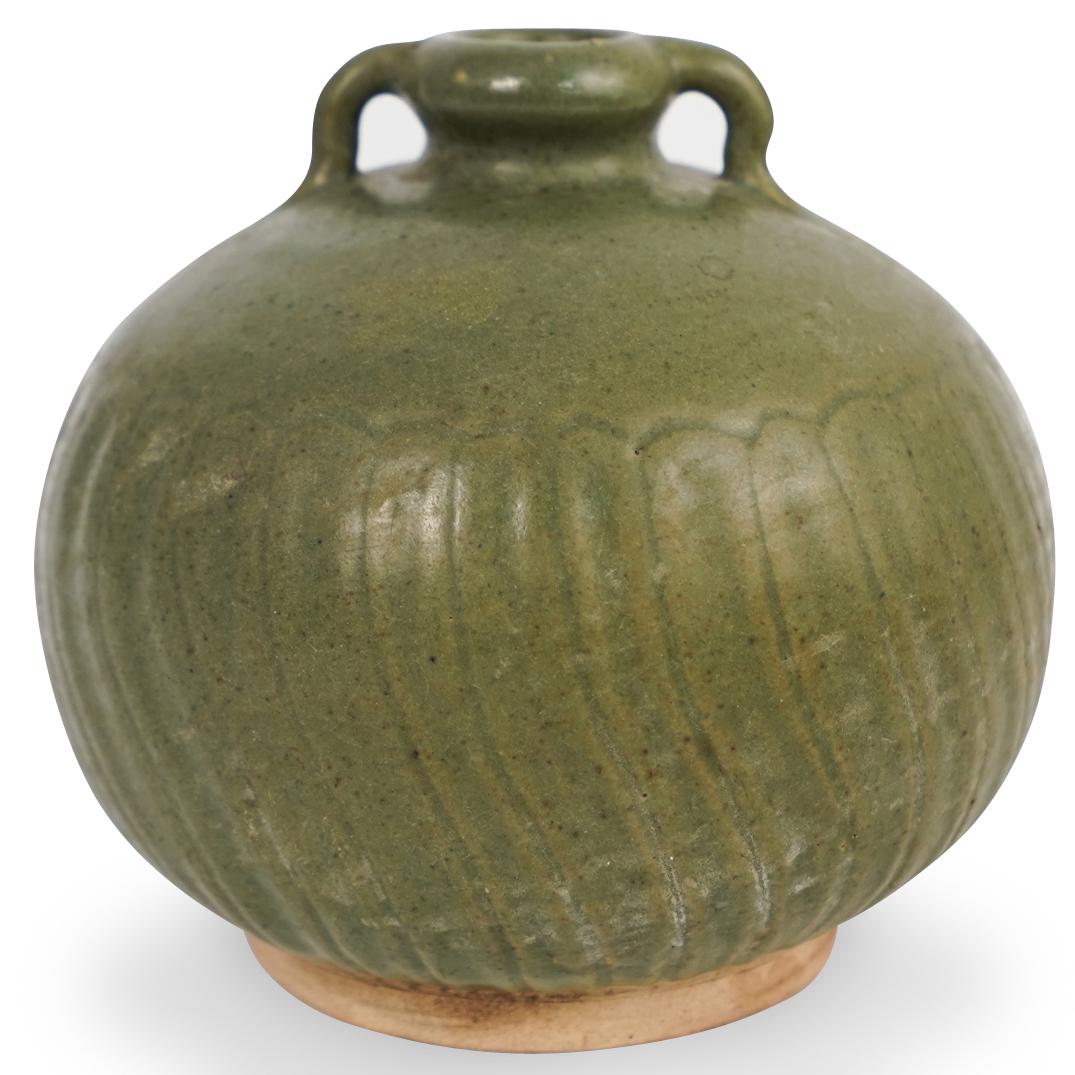 Antique Green Terracotta Vessel (1 of 4)