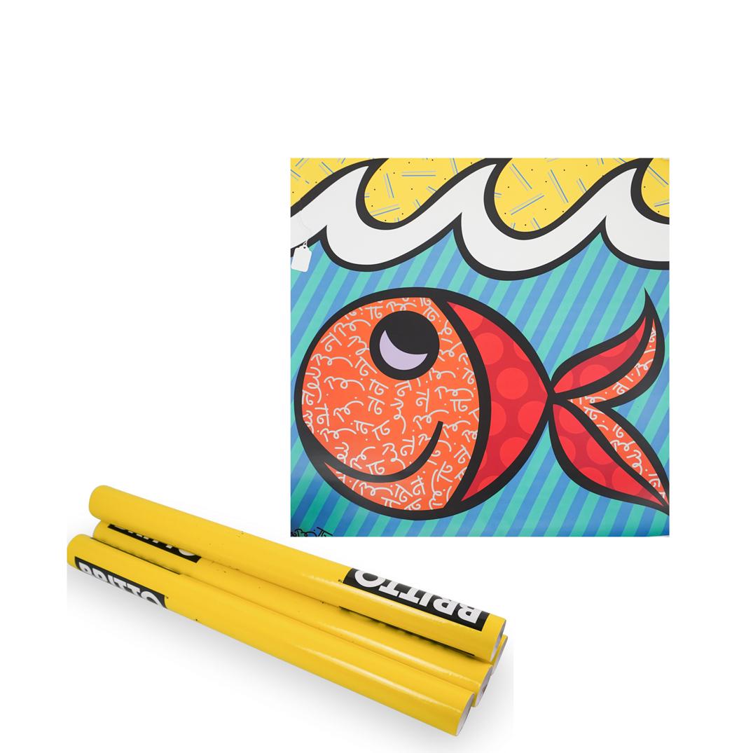 (4 Pc) Romero Britto (Brazilian, b. 1963) Posters (1 of 5)