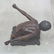 Signed Art Deco Style Bronze Figural Table Base - 3