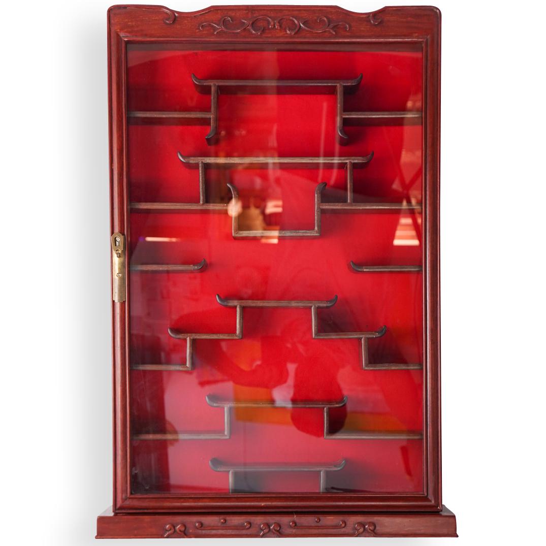Chinese Rosewood Display Case (1 of 6)