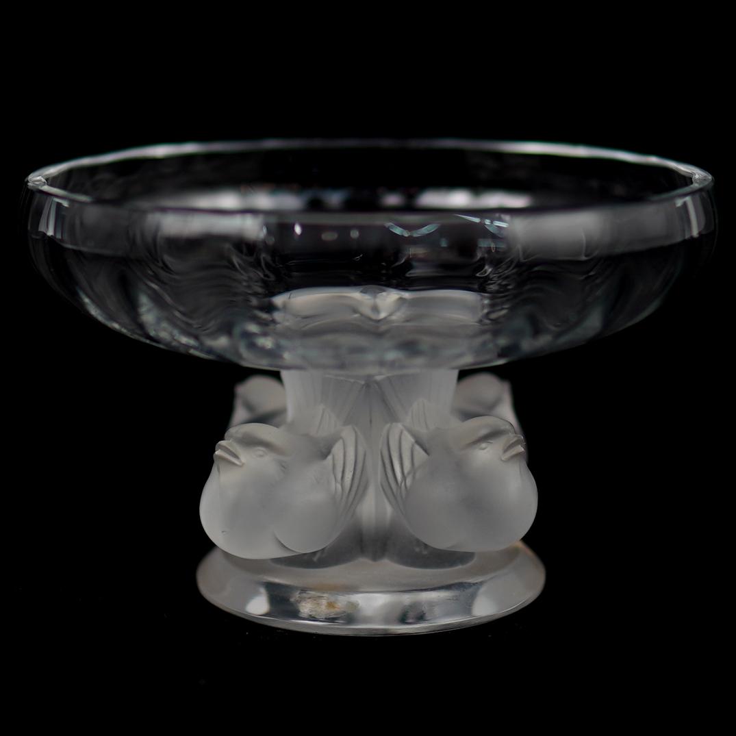 Lalique "Nogent" Crystal Compote (1 of 2)