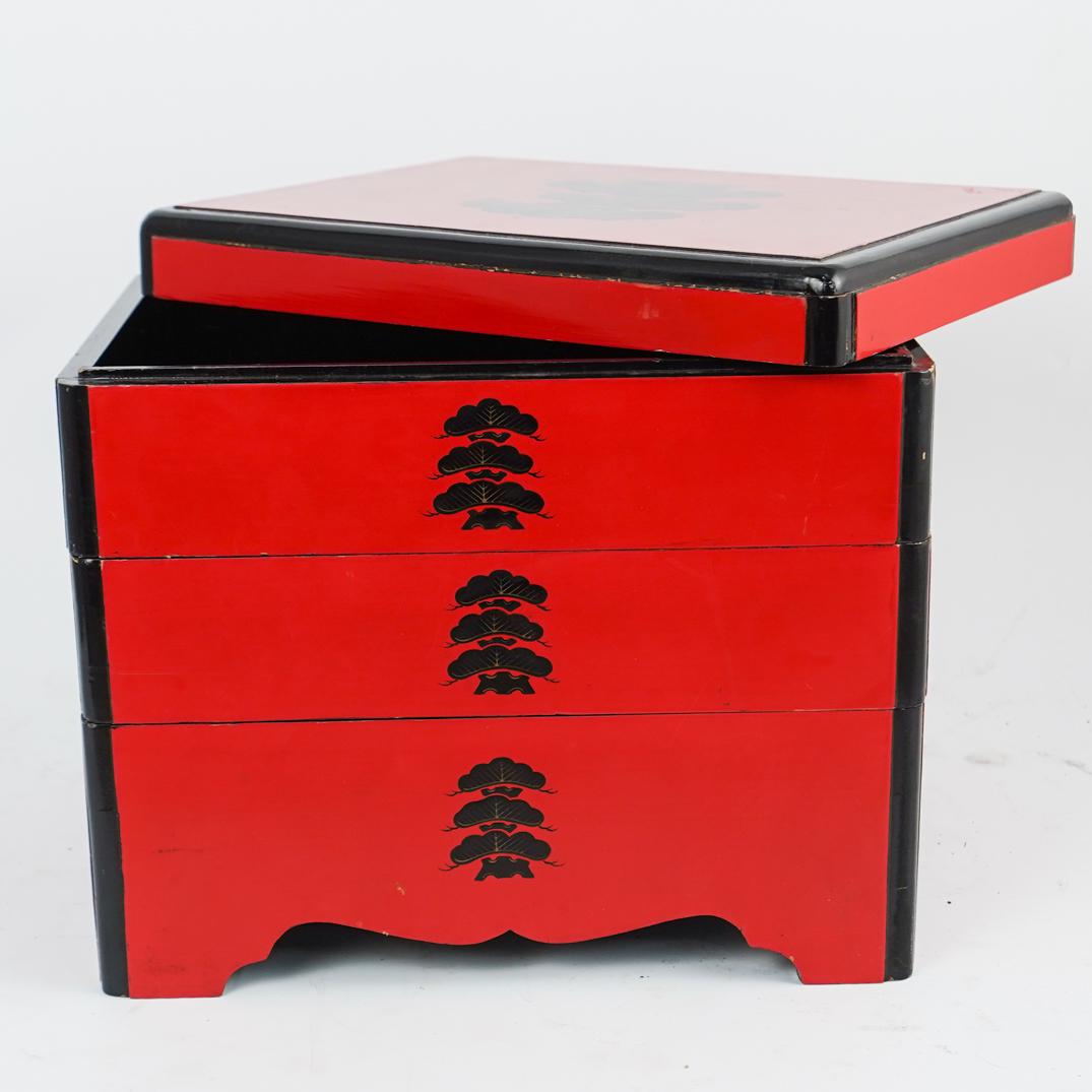 Chinese Signed Lacquered Box (1 of 4)