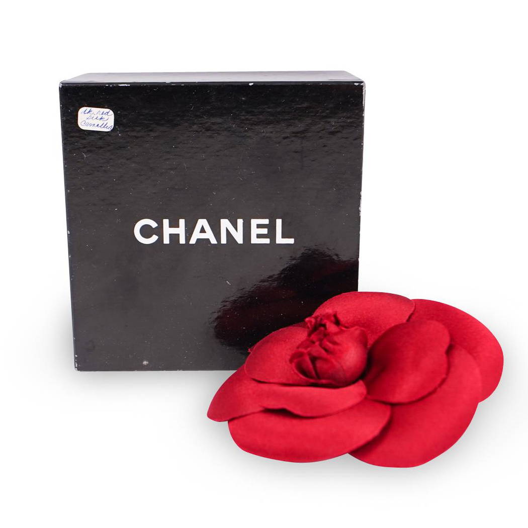 Chanel Camellia Red Flower Brooch - Aug 04, 2020 | Akiba Galleries in FL Chanel Camellia Red Flower Brooch - Aug 04, 2020 | Akiba Galleries in FL