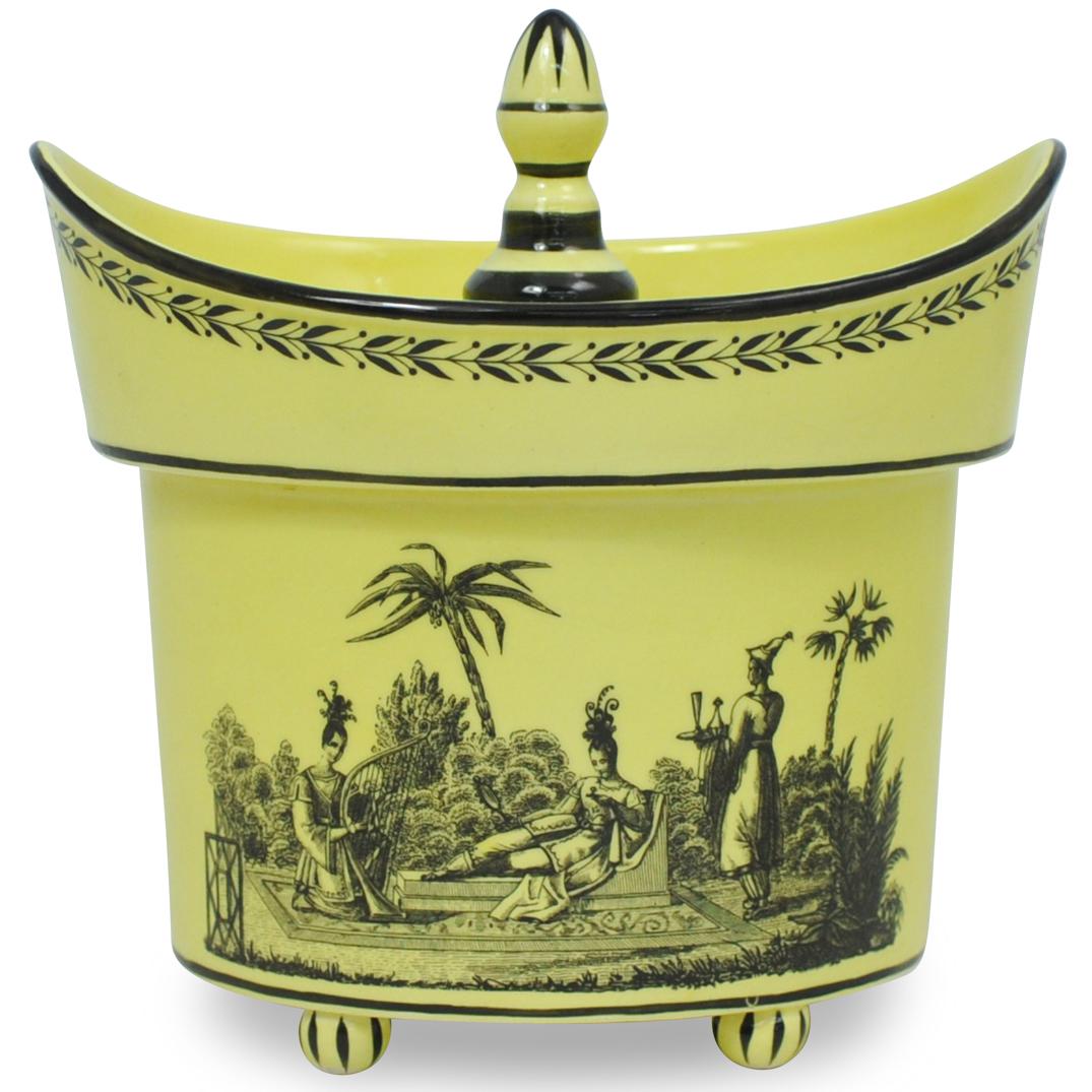 Italian Mottahedeh Ceramic Urn (1 of 4)