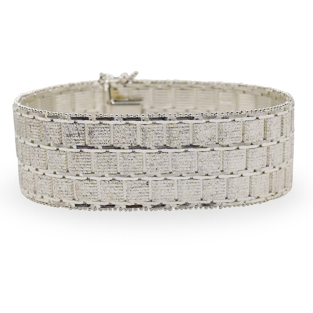 Italian Sterling Silver Bracelet (1 of 3)