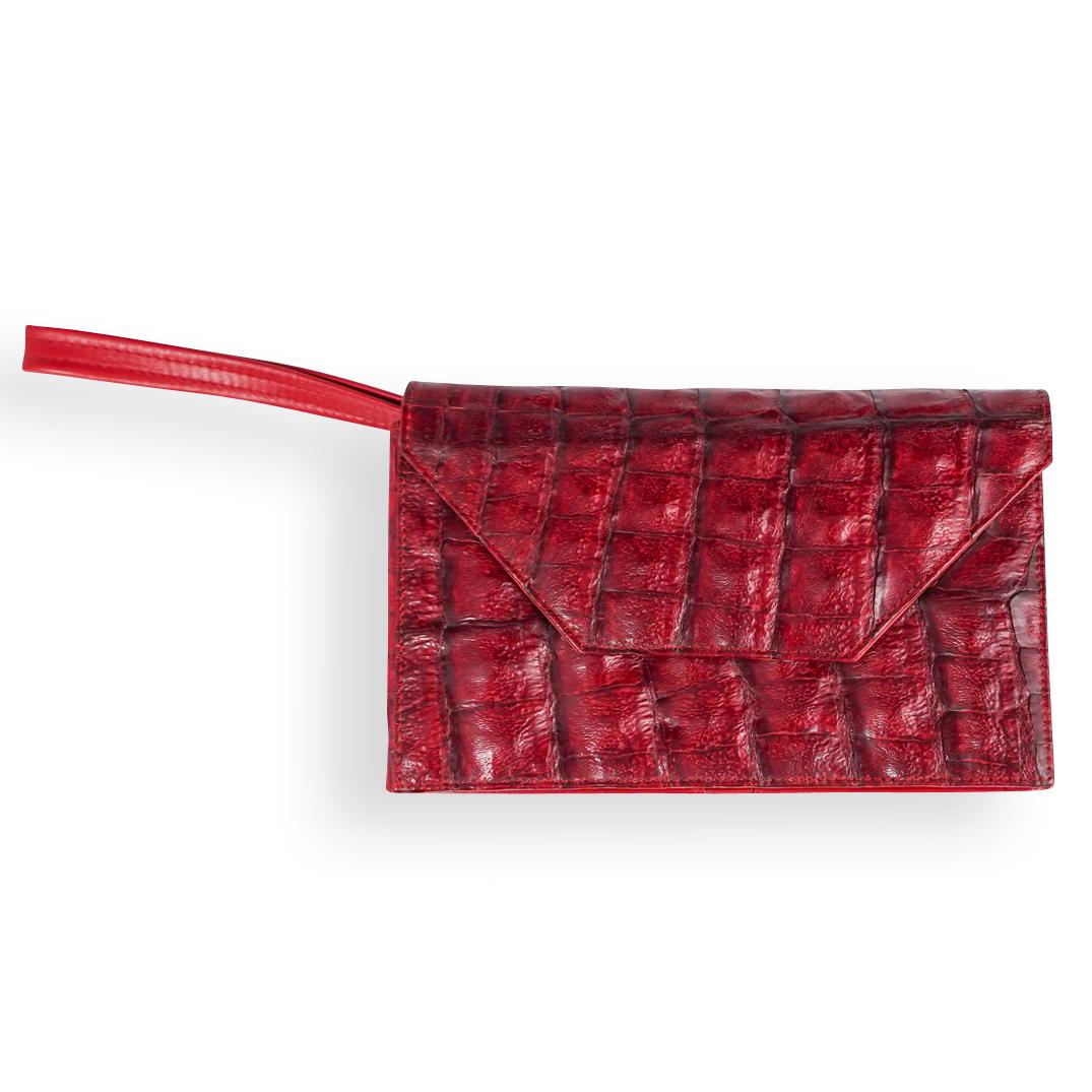 Vintage Crocodile Clutch (1 of 3)