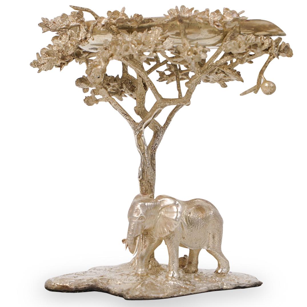 Patrick Mavros Elephant Sterling Silver Ashtray (1 of 10)