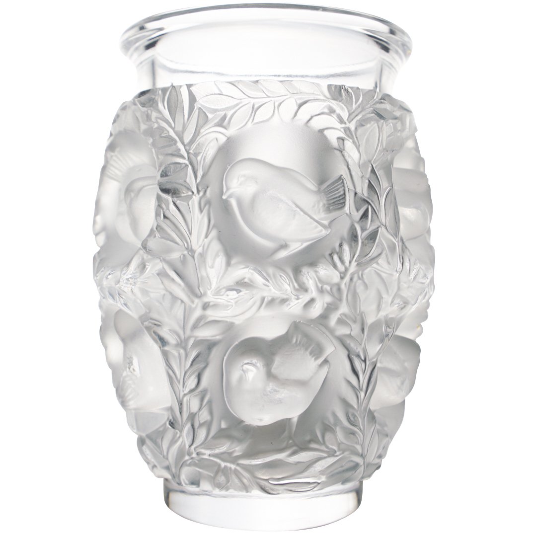 Lalique Crystal "Bagatelle" Vase (1 of 3)