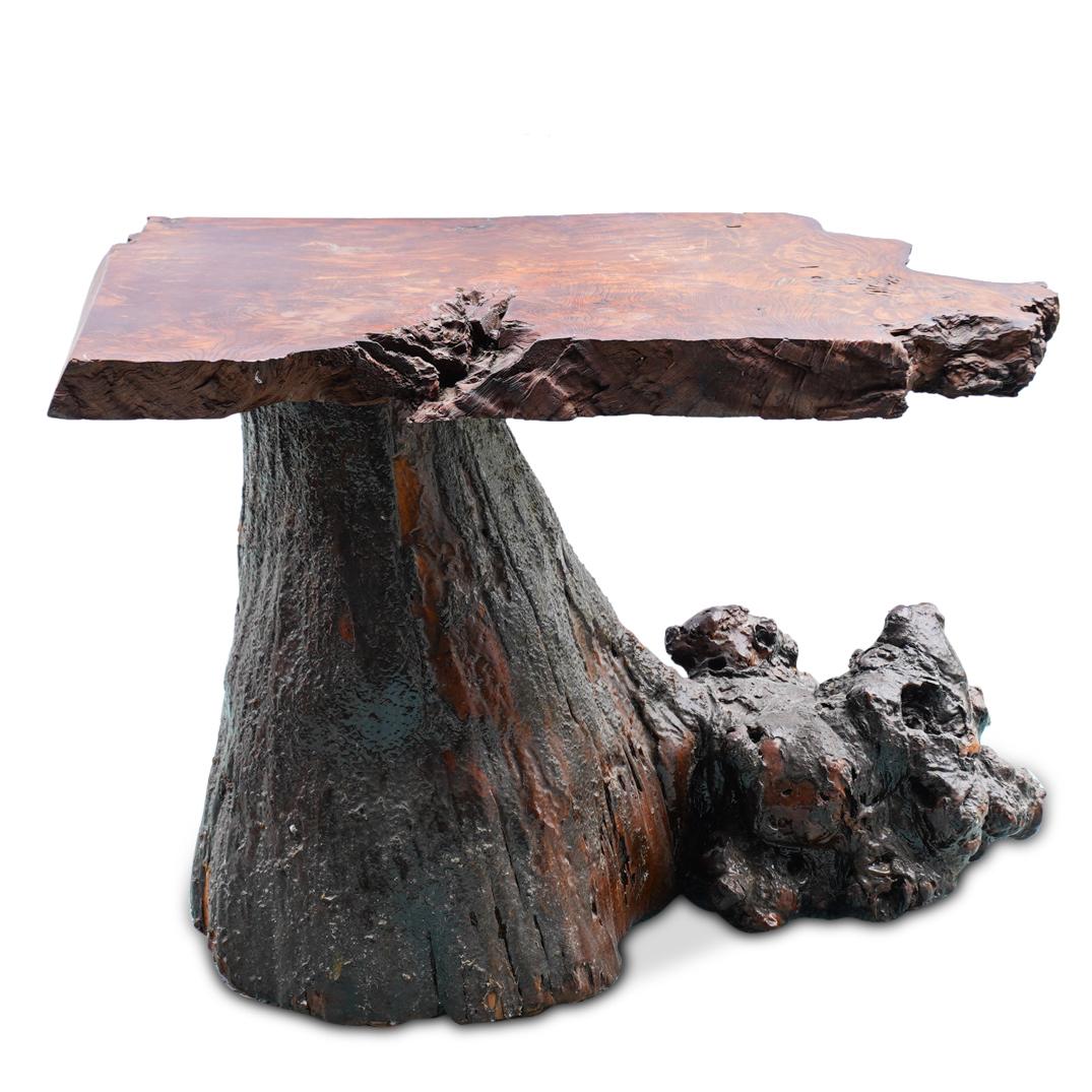 Live Edge Wood Pedestal Table (1 of 7)